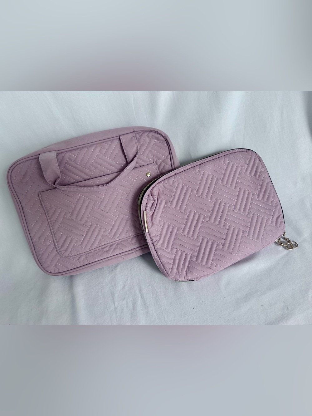 BAGSMART 2 Piece Travel Set Large Toiletry Bag Tech Organizer NEW